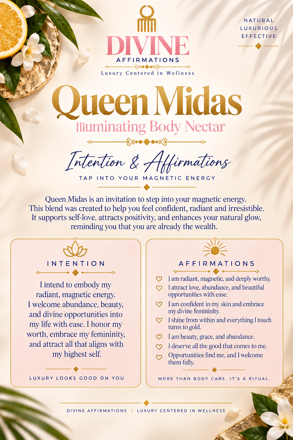 Queen Midas- Illuminating Body Nectar